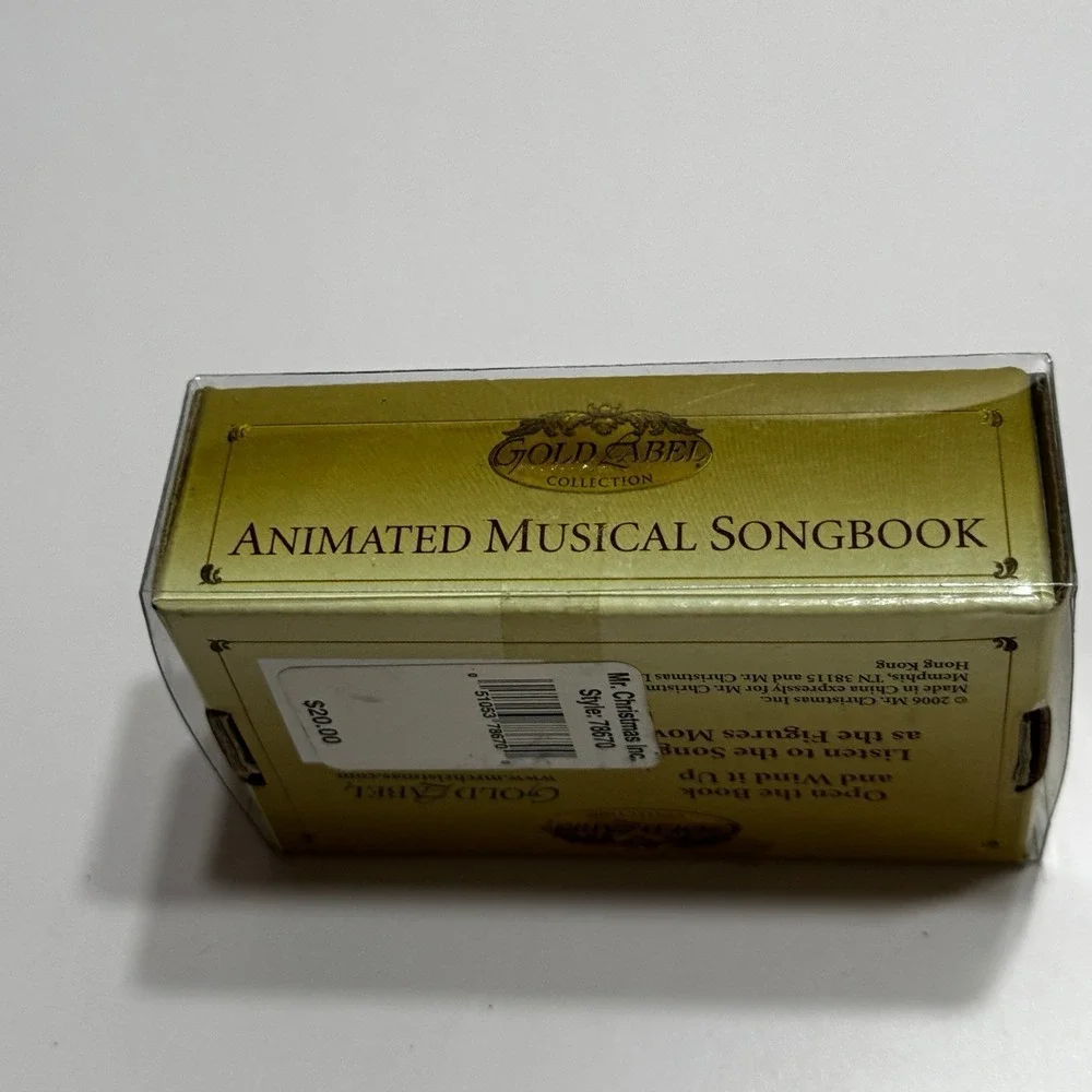 Mr Christmas Gold Label Animated Musical Songbook Tis The Season To Be Glory